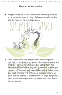 pagina de libro kit semillas